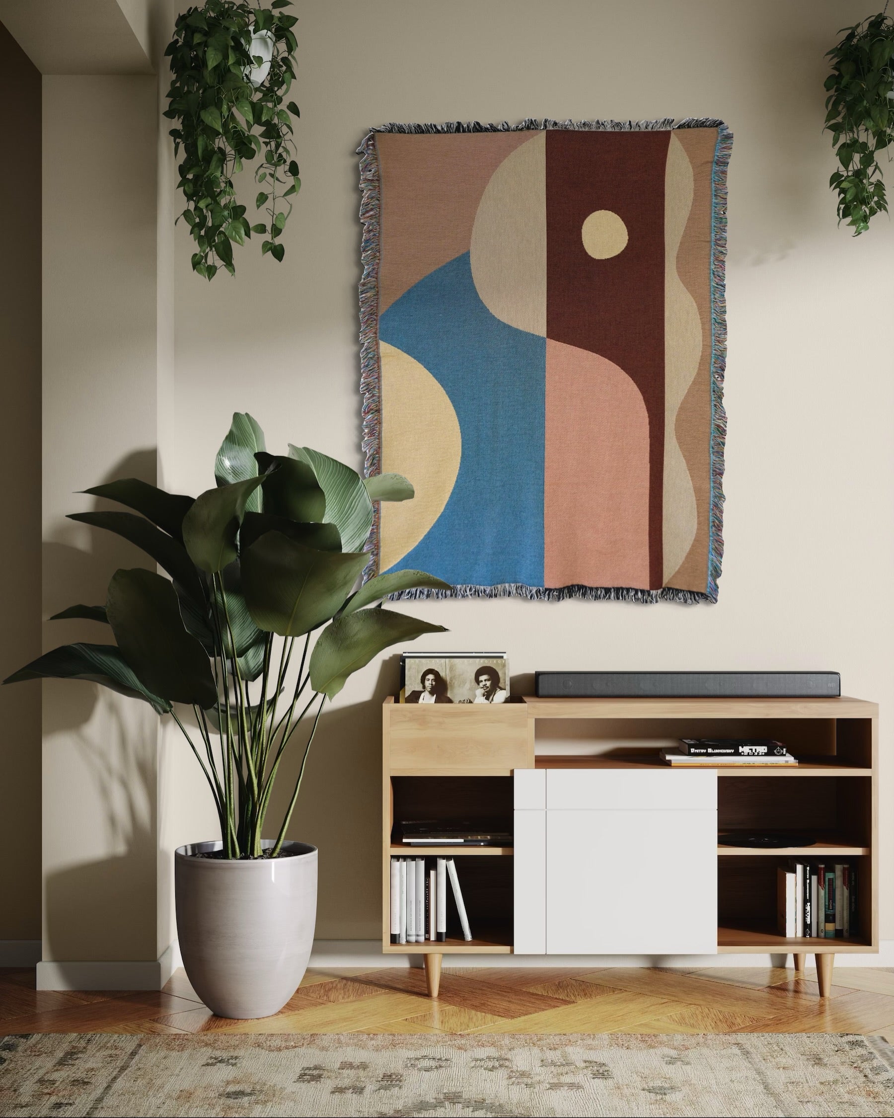 Wandkleed Over The Moon