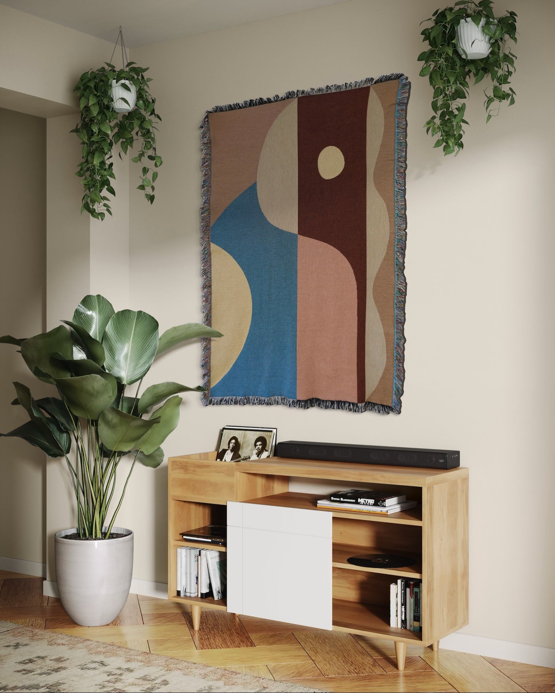 Wandkleed Over The Moon