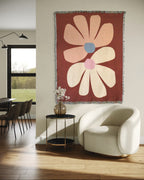 Wandkleed Retro Roots Burgundy