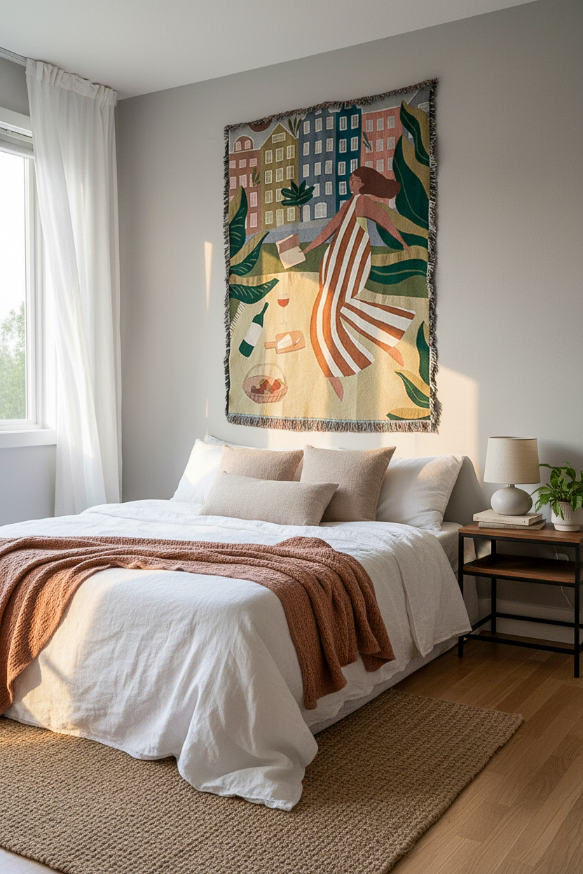 Wandkleed Picnic Stories